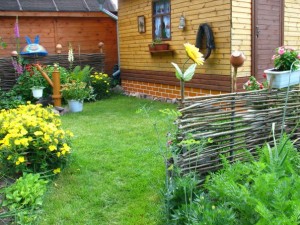 плетеная изгородь